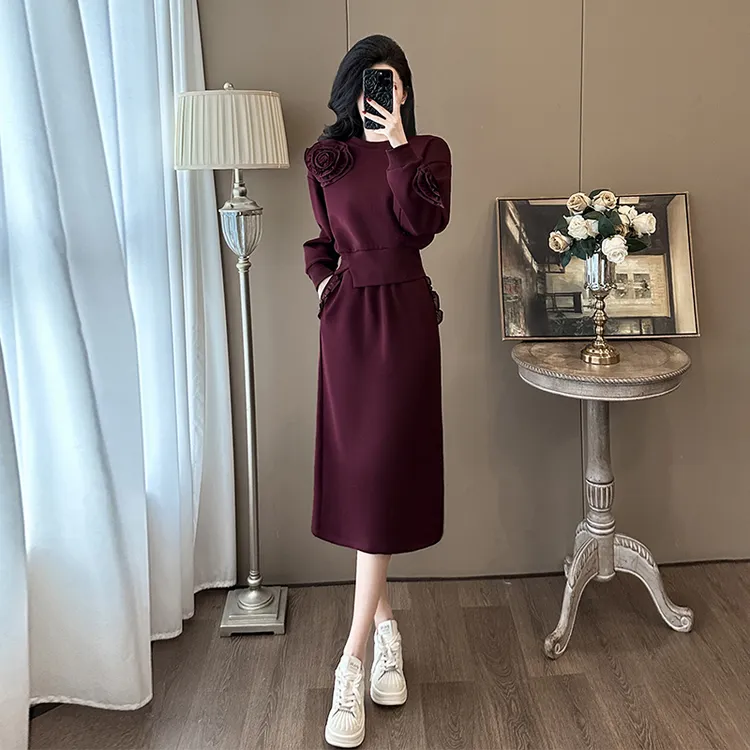 欧货高端休闲时尚套装女2024新款秋季设计感气质上衣半身裙两件套