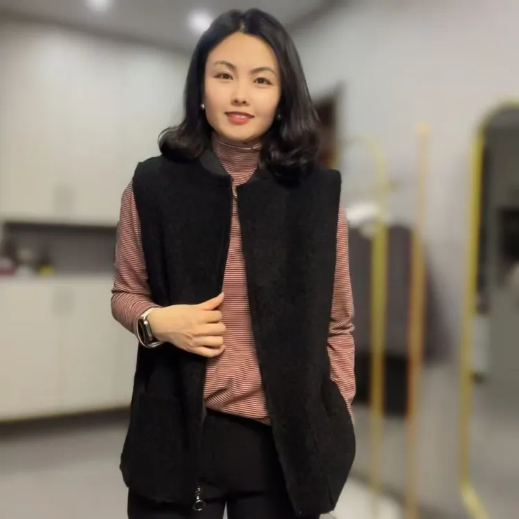 【香香优选】韩国女士绒绒马甲新款时尚洋气舒适百搭保暖大码气质