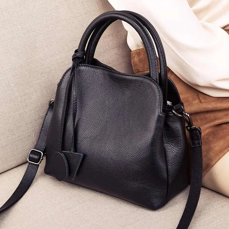 手提包包女款2025新款真皮牛皮女包大容量高档通勤女士单肩斜挎包