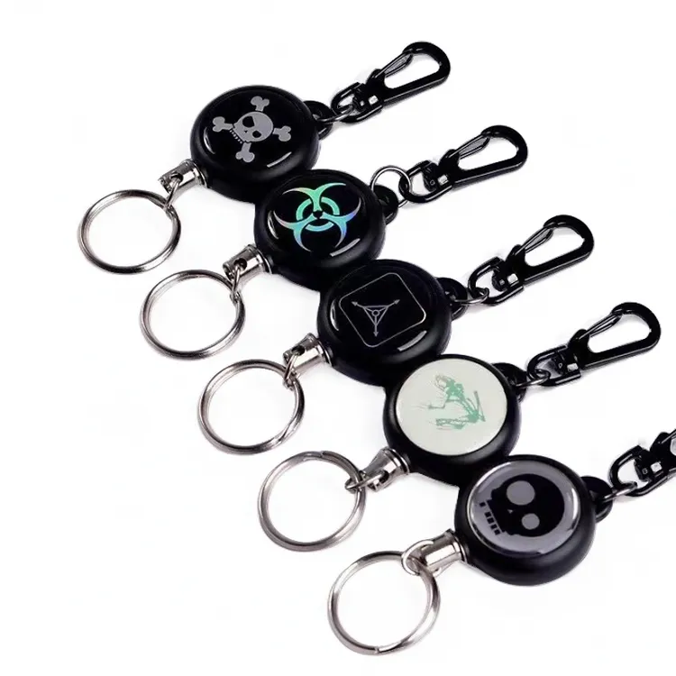 可境 户外TAD高回弹伸缩钥匙环防丢防盗钥匙扣