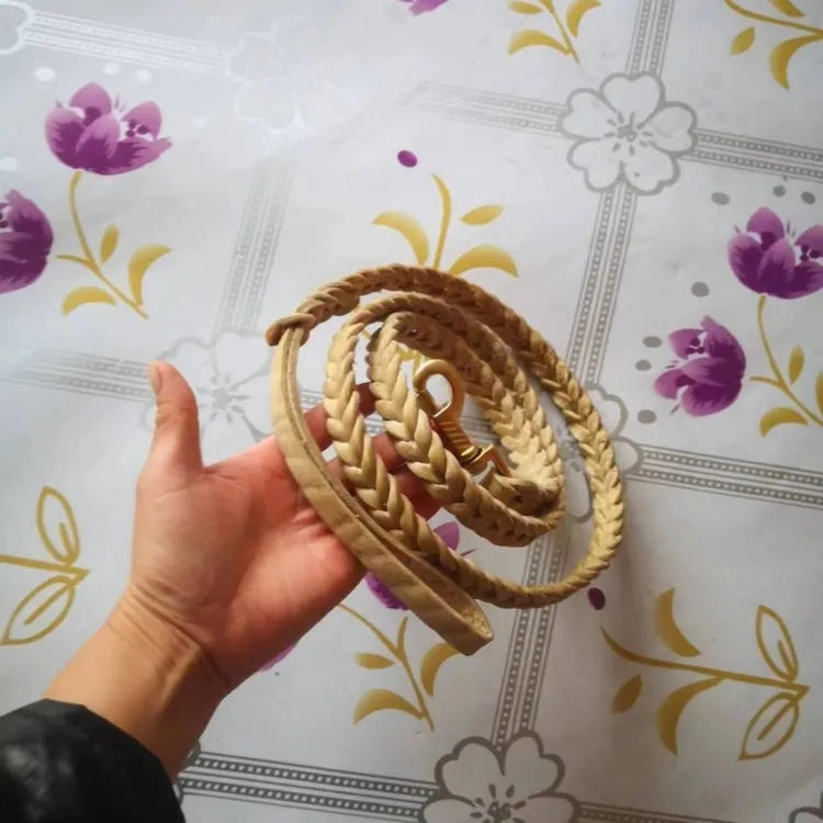 纯牛皮牵引带  牵引绳     