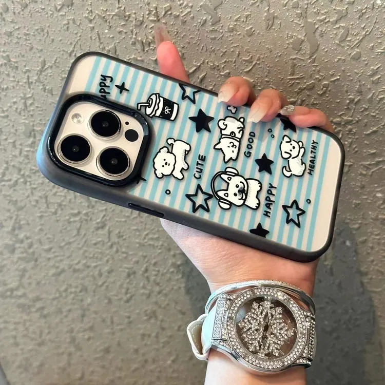 可爱小狗适用苹果14Promax手机壳iPhone14硅胶13防摔保护套12新款
