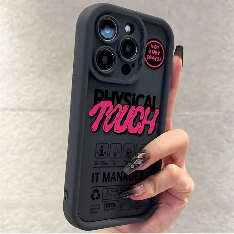 英文标签适用13手机壳iPhone14潮款15promax个性11小众12全包7/8p