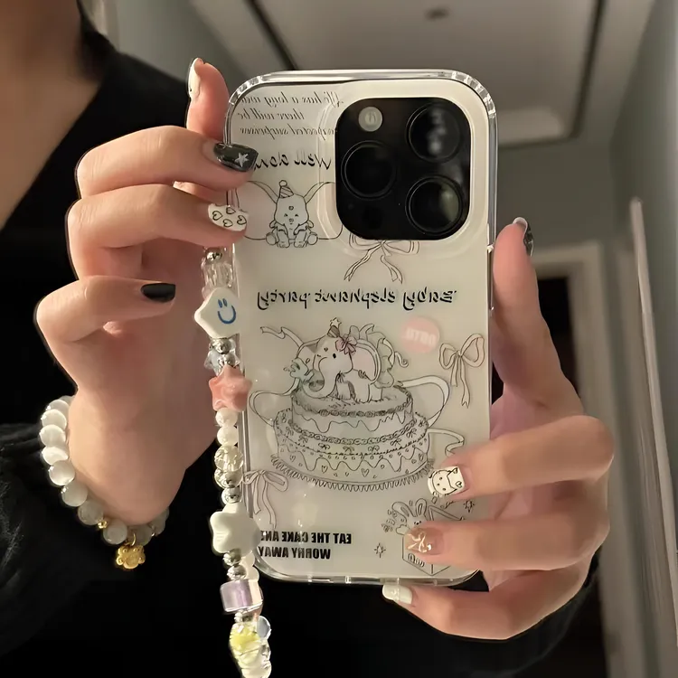 个性卡通飞天象适用于苹果13/14/15proMax手机软壳iPhone11/12Pro