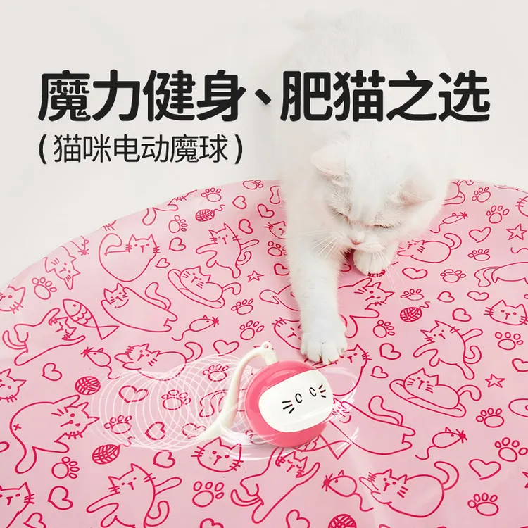 FOFOS 猫猫玩具魔球电动智能逗猫解闷超萌好物充电自嗨神器自动