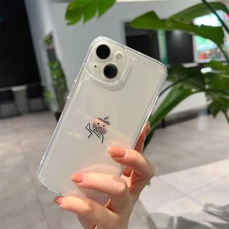 苹果搞怪鄙视火柴人iPhone14Promax手机壳12/13Pro苹果11全包x/xs
