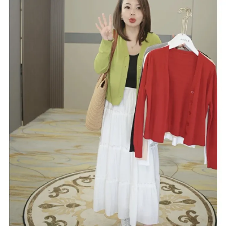 九九小个子穿搭定制改版2025年新款针织开衫春夏款