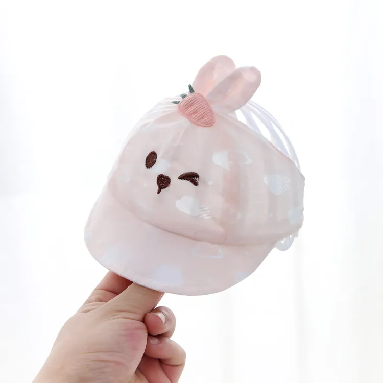 XINGDUOXIONG/星朵熊婴儿帽子夏季薄款宝宝防晒帽护囟门遮阳帽女