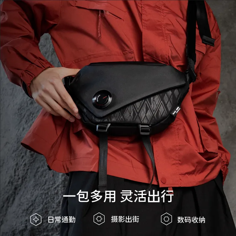VSGO3/4L摄影包户外摄影单肩包黑色通勤包微单反相机包斜跨包防水