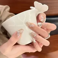 【芭蕾鞋】moni sauce茉妮酱设计穿戴甲手工气质纯欲夏季简约ins