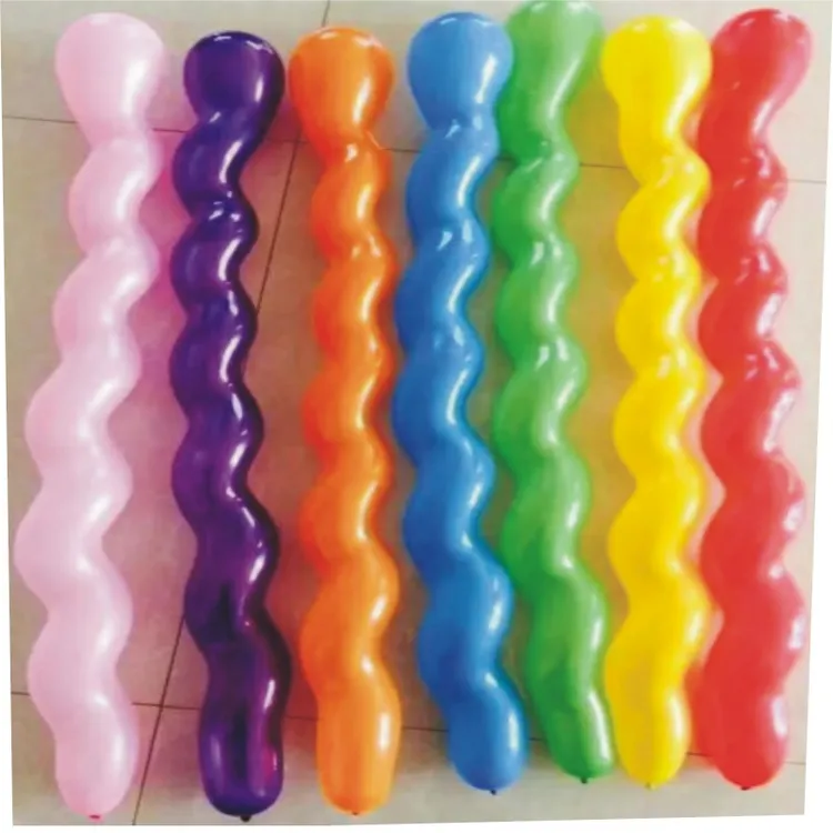 玩具螺旋气球乳火箭球地摊气球儿童玩具气球露营飞天气球