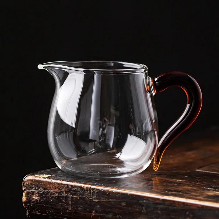 茶溜子公道杯耐热玻璃泡茶过滤功夫茶具茶海分茶器公道杯茶道