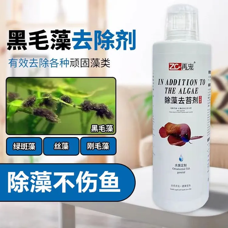 【养鱼必备】鱼缸除藻剂生物制剂不伤鱼快速清理鱼缸褐藻绿藻去苔剂
