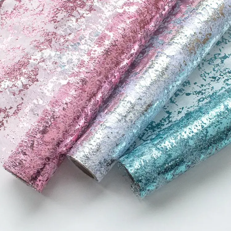 【绿萝】鎏金纱 彩色镂空纱网鲜花花束包装纱网  鲜花包装资材