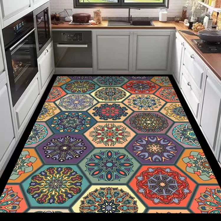 整铺厨房地垫吸水吸油耐磨耐脏脚垫入户门满铺卫生间门口垫子家用