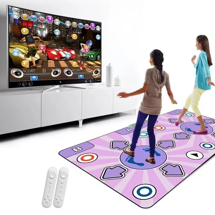 家用电视通用比赛跑步 跳舞练习 瑜伽健身训练亲子娱乐双人跳舞毯