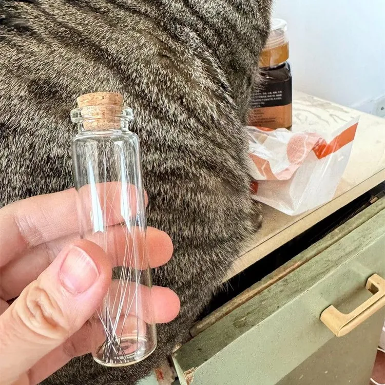 网红手工宠物毛发胡须收纳瓶收藏留念用品专用狗狗猫咪胡须收集器