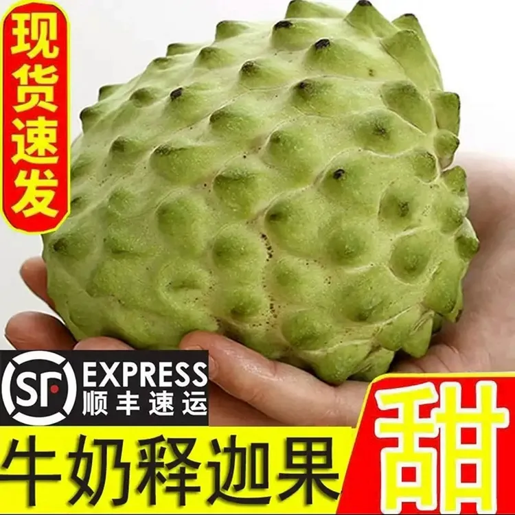 台湾牛奶释迦果新鲜番荔枝当季凤梨释迦水果3-10斤纯甜释迦牟尼果
