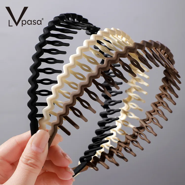 2个 发捆发箍女新款头箍洗脸专用带齿防滑小碎发整理神器发卡