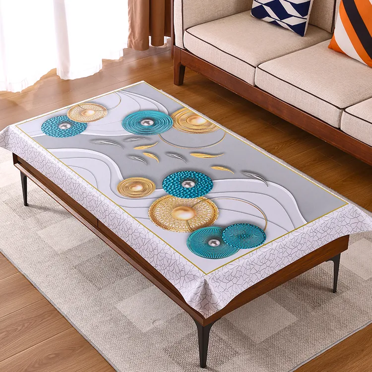 本知客厅茶几桌布防油防水又防烫桌垫新款2025高档大气网红桌布
