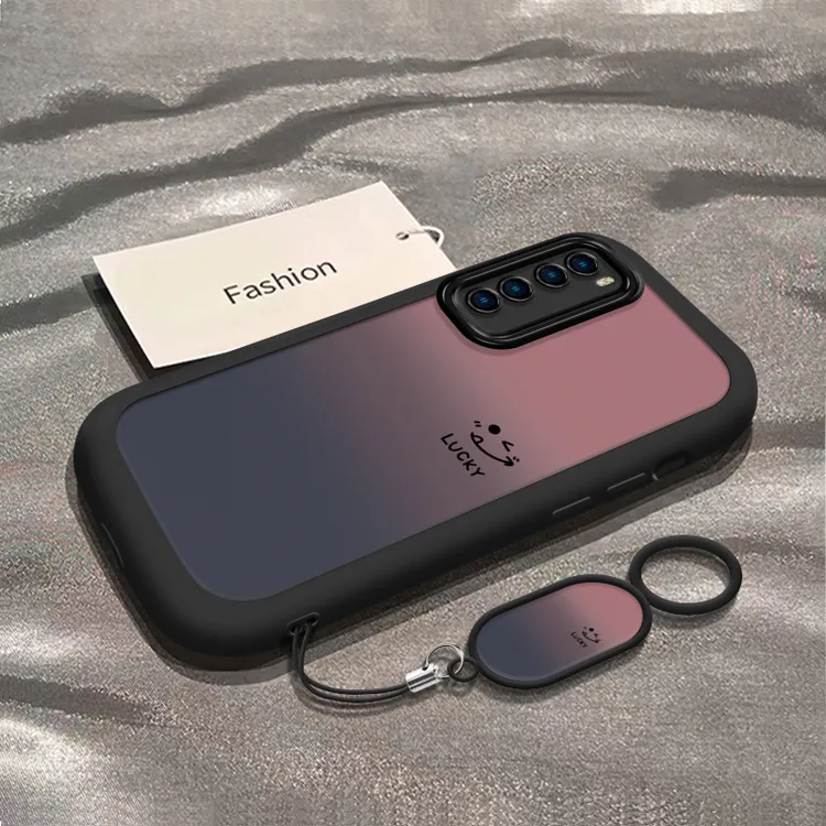 渐变笑脸适用华为Nova7手机壳nova75G保护套新款nova7pro外壳曲面