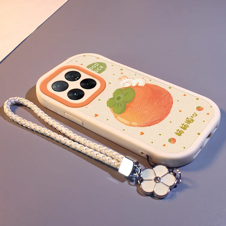 适用小米14手机壳全包防摔xm14pro曲屏保护套xiaomi14液态硅胶带