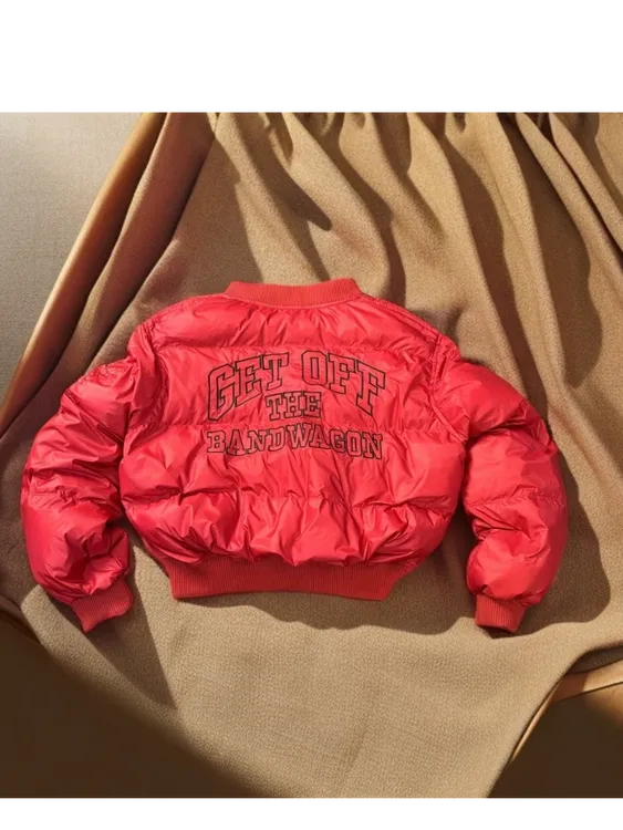 国标白鸭绒短款刺绣棒球服冬季羽绒服洋气87118