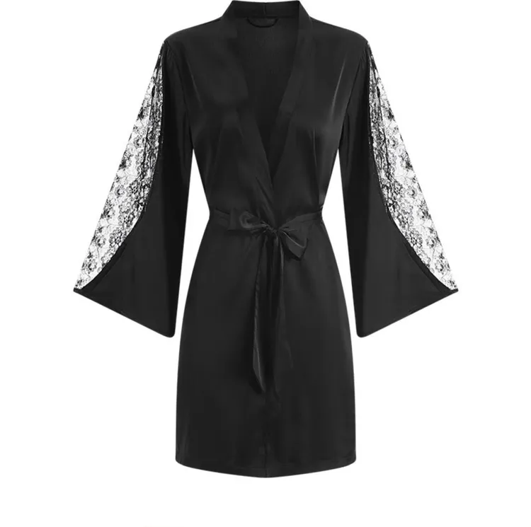 Six shop|高级冰丝睡袍晨袍