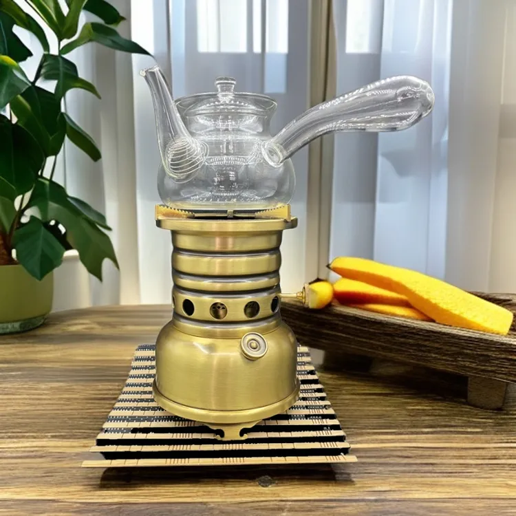 全铜空气灯茶炉番仔炉潮汕功夫家用茶具