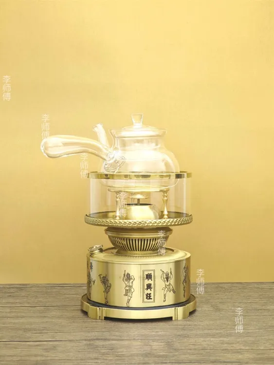 新款纯铜空气茶灯，潮汕功夫茶具，煮茶 