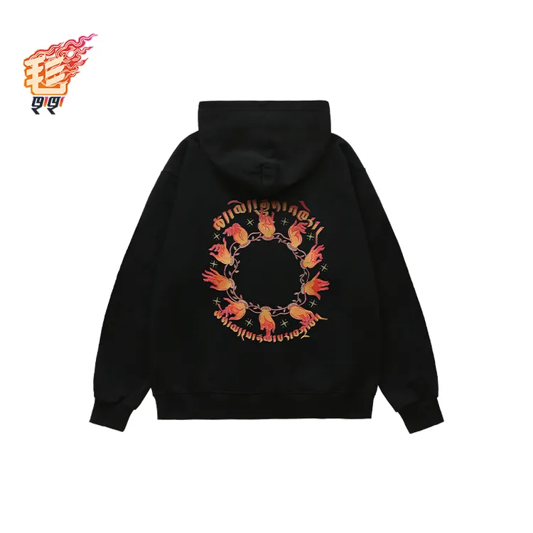 【毝】 原创品牌 西藏系列 唐卡旋转多手双面印花长袖卫衣