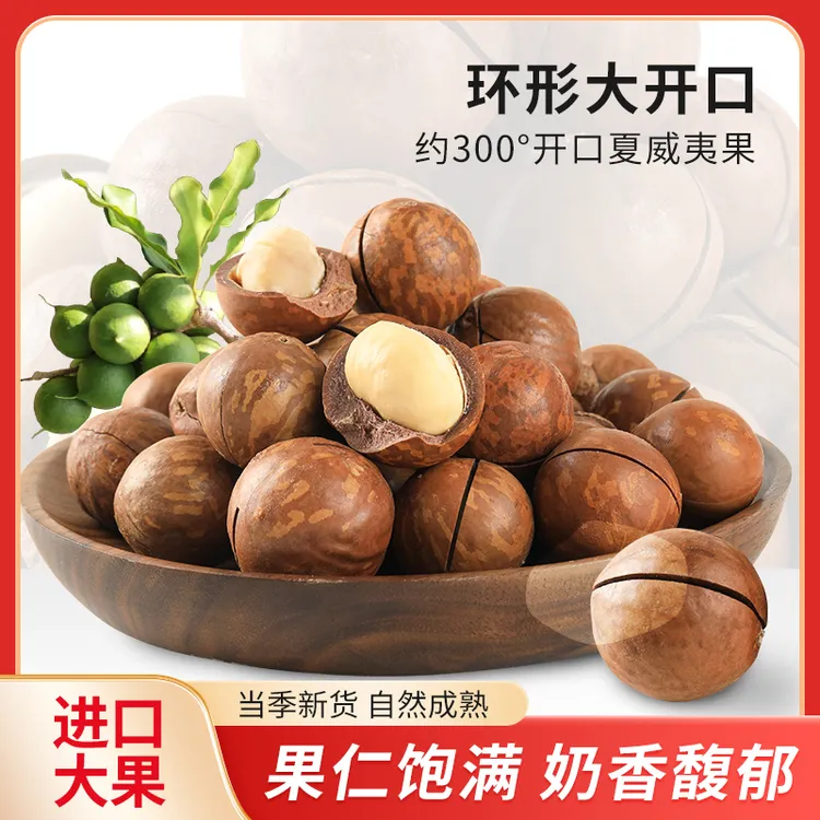 三尺口水高端小零食夏威夷果孕妇小孩休闲解馋坚果网红爆款即食品