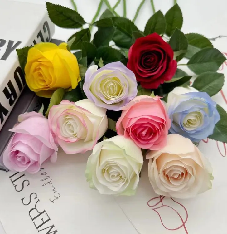 5层手感保湿玫瑰花束diy手工材料包材料包婚庆情人节居家摆件
