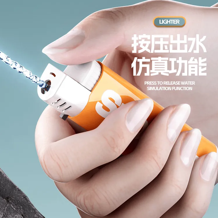 【爆款!】正版百变打水机玩具搞怪喷水打火机水枪整人解压喷雾滋商品图