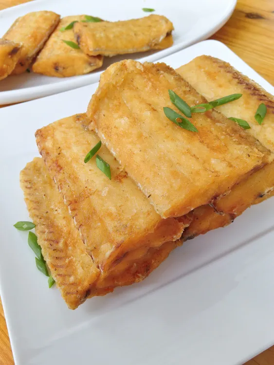 【二毛美食】油炸大带鱼段干炸带鱼段外酥里嫩香煎带鱼现炸大带鱼段