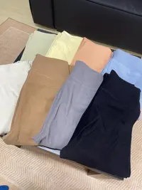 7041款双层中腰裤