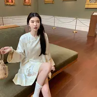 N大清仓！【如意系】衬衫长袖上衣新中式国风复古缎感刺绣盘扣暗花纹