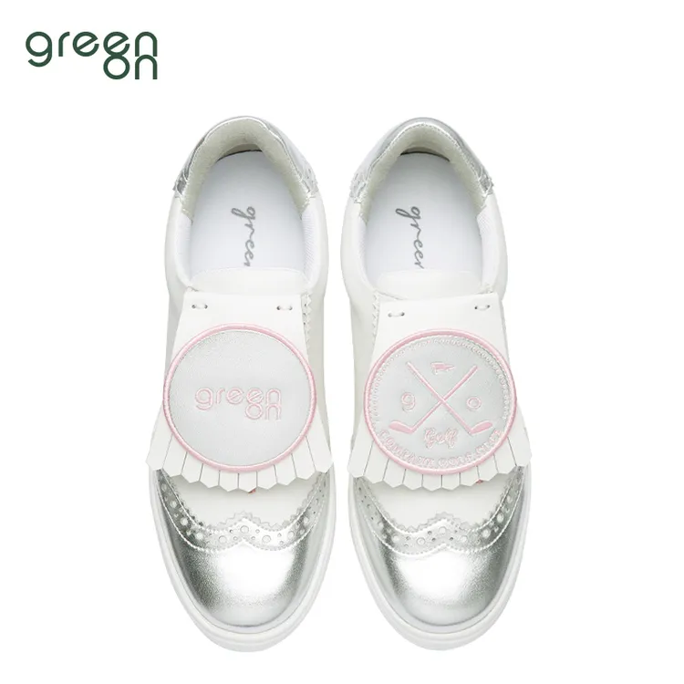 greenonLollipop新款高尔夫透气女球鞋时尚流苏抽绳款