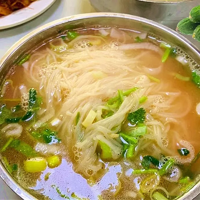 佳木斯冷面馆热面东北朝鲜族清汤带辣椒酱热面金山细冷面5袋正宗