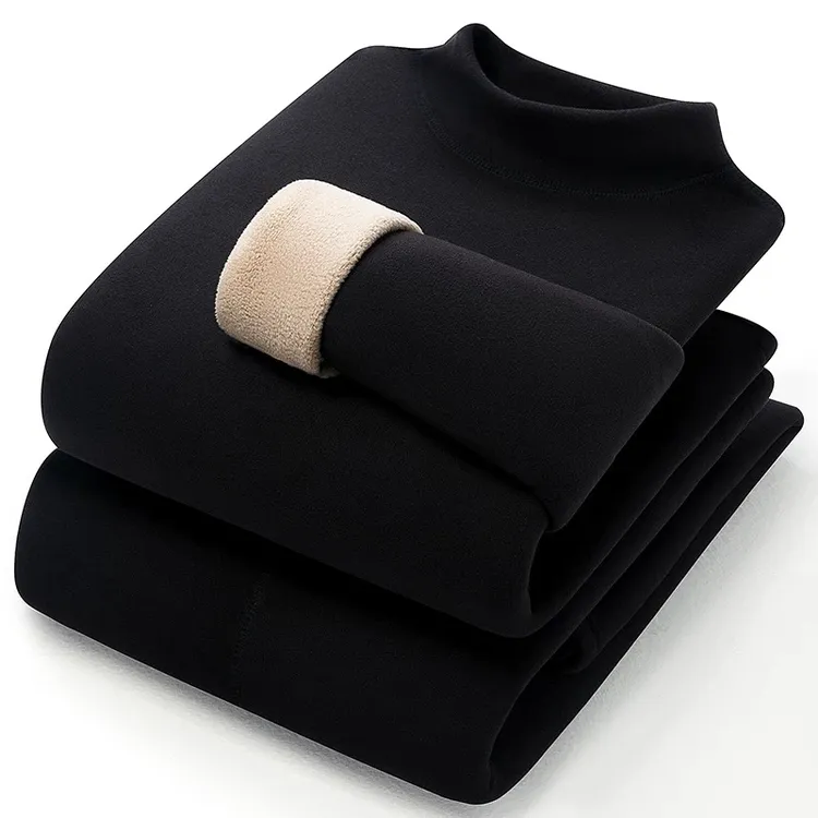 冬季加绒加厚全年龄高档加厚男女秋冬季秋衣保暖衣男士加厚加绒