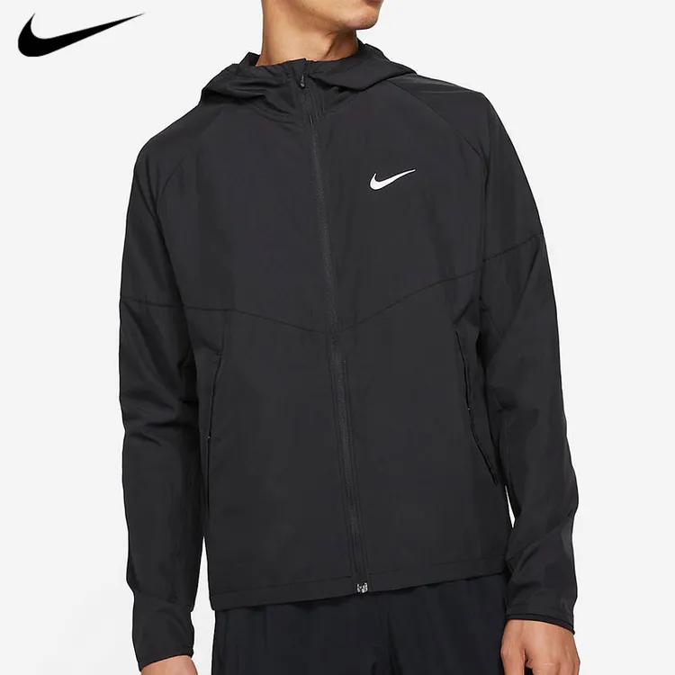 【流光风】NIKE耐克2025夏情侣梭织夹克防风梭织连帽运动外套DD4747