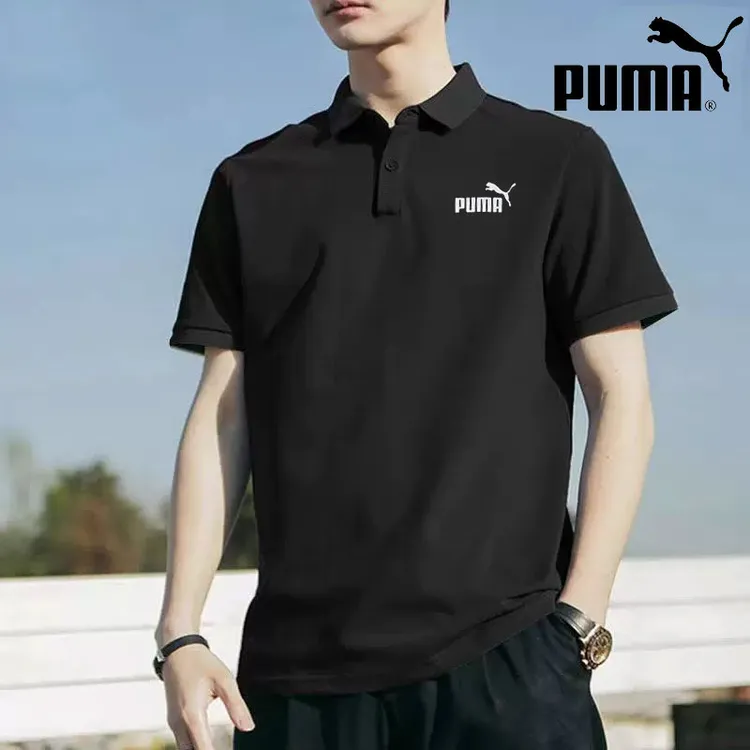 PUMA彪马POLO衫男子夏季新款休闲透气运动上衣跑步短袖685645