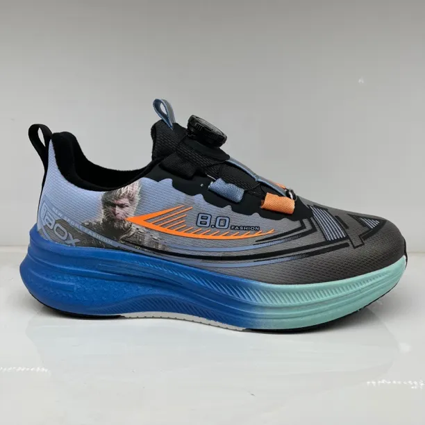 冬季时尚潮流新款加棉加厚轻底跑步中大童棉鞋