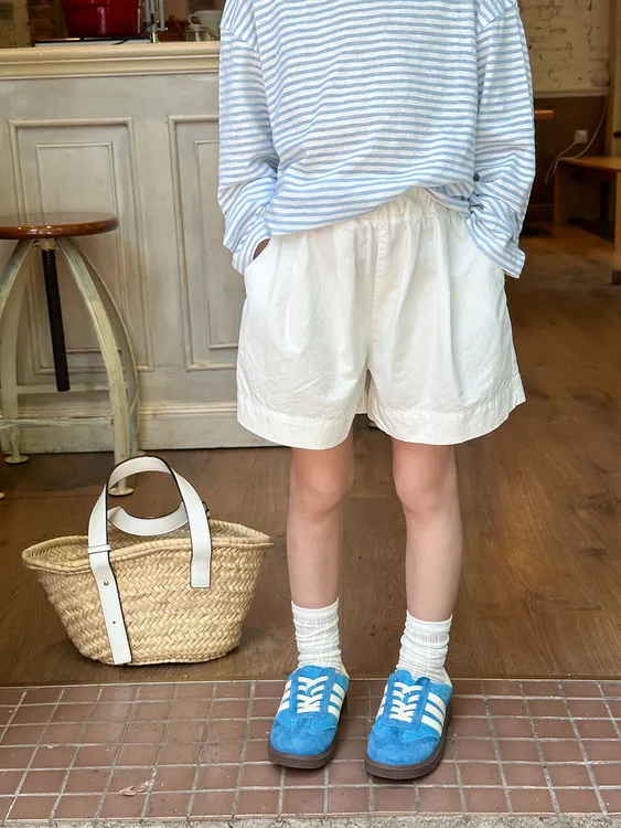 【现货】儿童休闲热裤夏季新款韩版洋气A版阔腿宽松短裤24U091