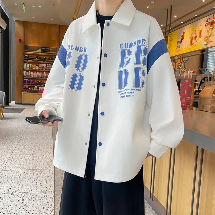 青少年男生外套2025春秋季新款韩版休闲港风男长袖薄款春装上衣服