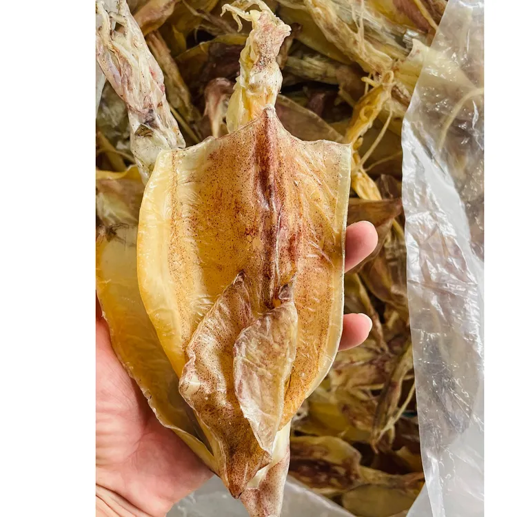 北海正宗船晒鱿鱼干爆炒沾芥末煮粉煮面