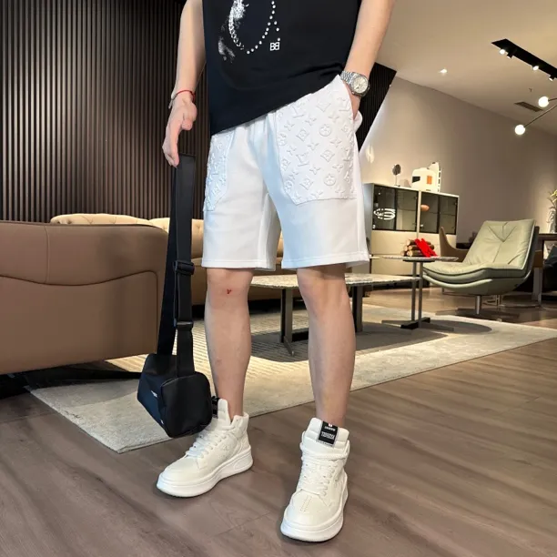 夏季短裤常规款青春活力休闲裤时尚裤子宽松印花男装