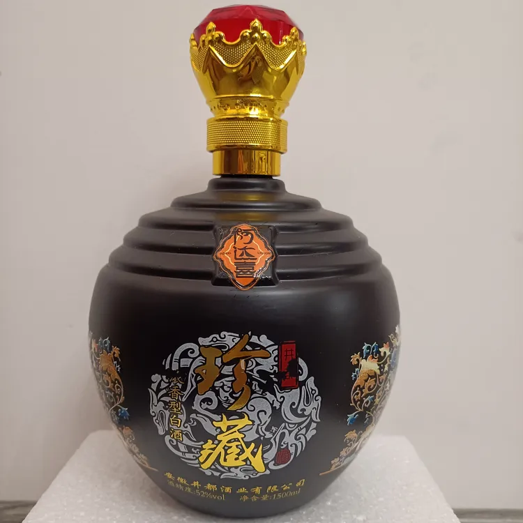 阿达喜井都珍藏52°浓香型1.5升收藏白酒52度