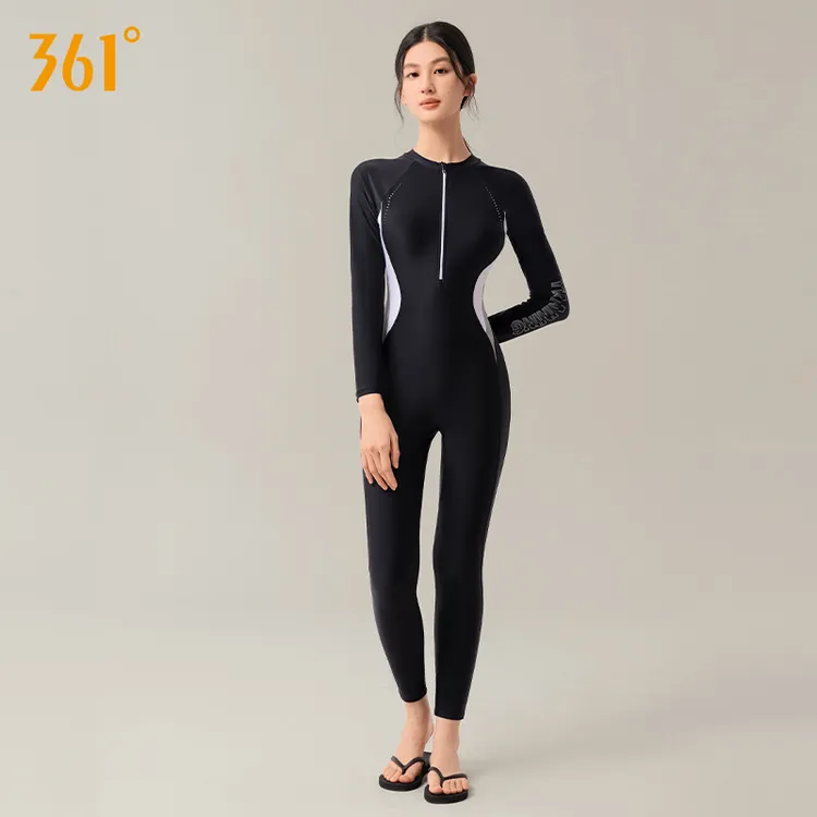 361°泳衣女连体长袖长裤2025新款成人专业漂亮洋气高级感游泳衣
