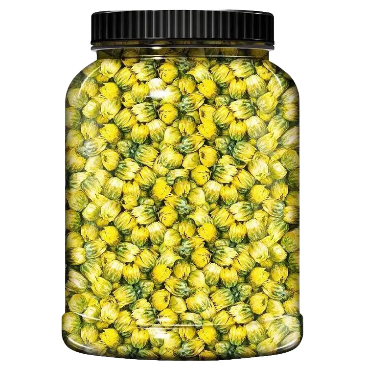 一大罐250g】新鲜菊花茶胎菊王桐乡菊花胎菊精选杭白菊散装罐装